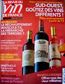 Revue des vins de France avril 2015